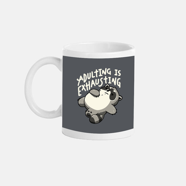 Adulting Is Exhausting-None-Mug-Drinkware-koalastudio