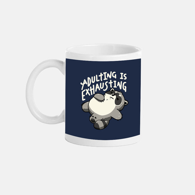 Adulting Is Exhausting-None-Mug-Drinkware-koalastudio