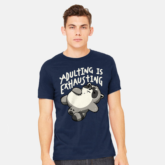 Adulting Is Exhausting-Mens-Heavyweight-Tee-koalastudio