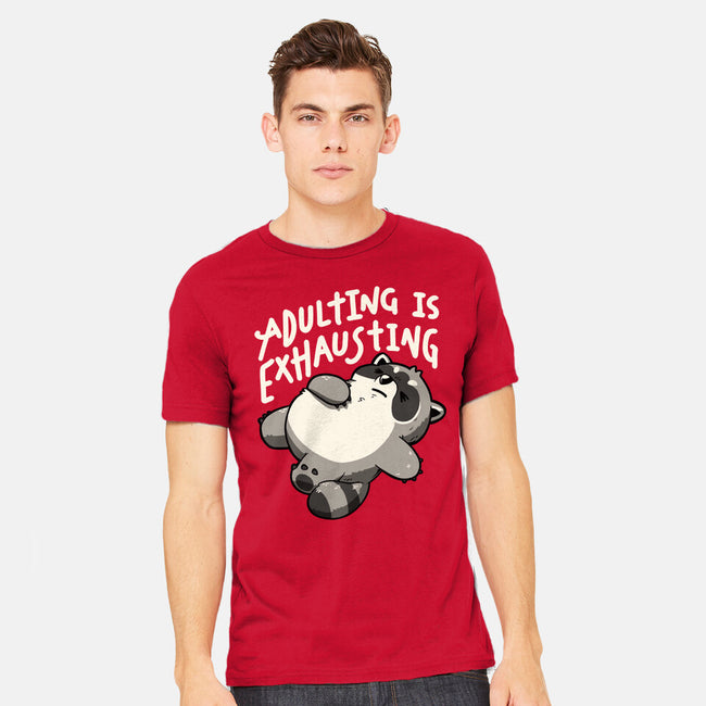 Adulting Is Exhausting-Mens-Heavyweight-Tee-koalastudio