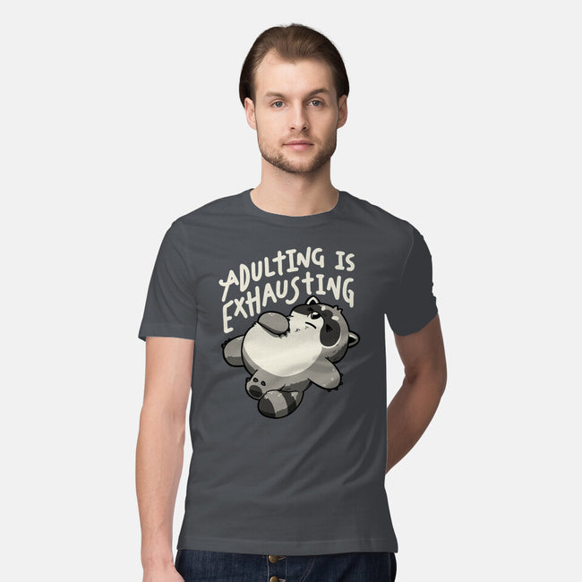 Adulting Is Exhausting-Mens-Premium-Tee-koalastudio