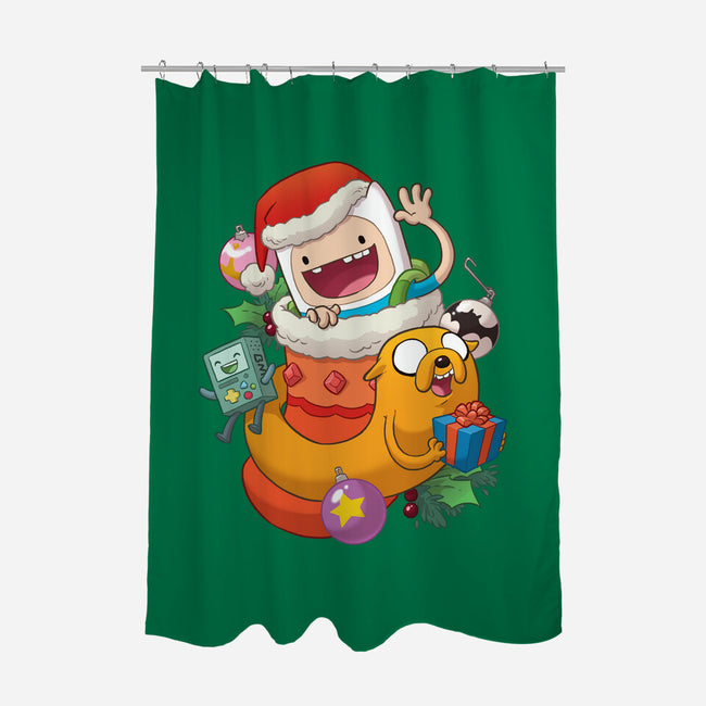 Stocking Stuffer Adventurous-None-Polyester-Shower Curtain-DoOomcat