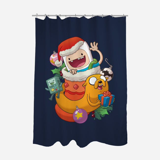 Stocking Stuffer Adventurous-None-Polyester-Shower Curtain-DoOomcat