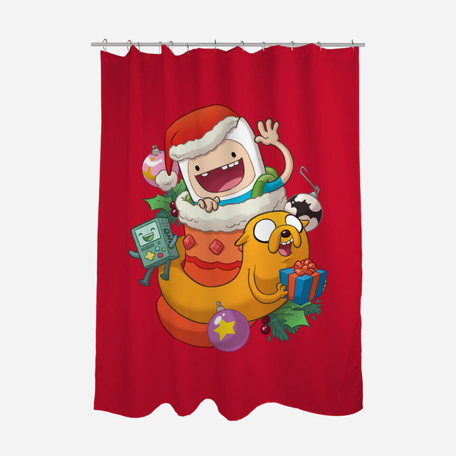 Stocking Stuffer Adventurous-None-Polyester-Shower Curtain-DoOomcat