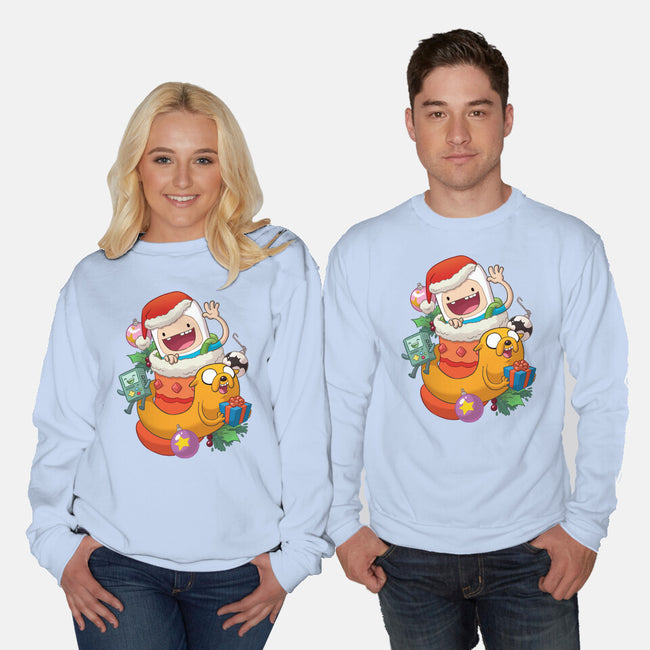 Stocking Stuffer Adventurous-Unisex-Crew Neck-Sweatshirt-DoOomcat