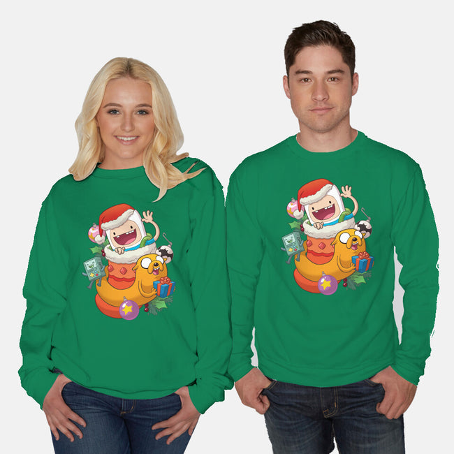 Stocking Stuffer Adventurous-Unisex-Crew Neck-Sweatshirt-DoOomcat