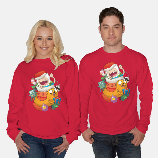 Stocking Stuffer Adventurous-Unisex-Crew Neck-Sweatshirt-DoOomcat