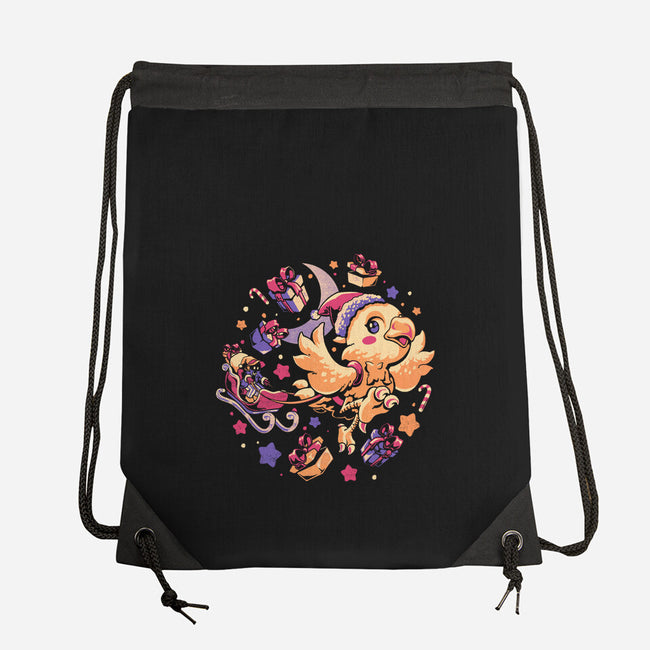 Christmas Express-None-Drawstring-Bag-eduely