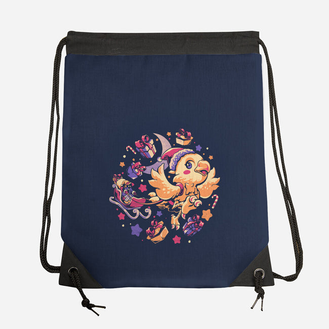 Christmas Express-None-Drawstring-Bag-eduely