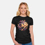 Christmas Express-Womens-Fitted-Tee-eduely
