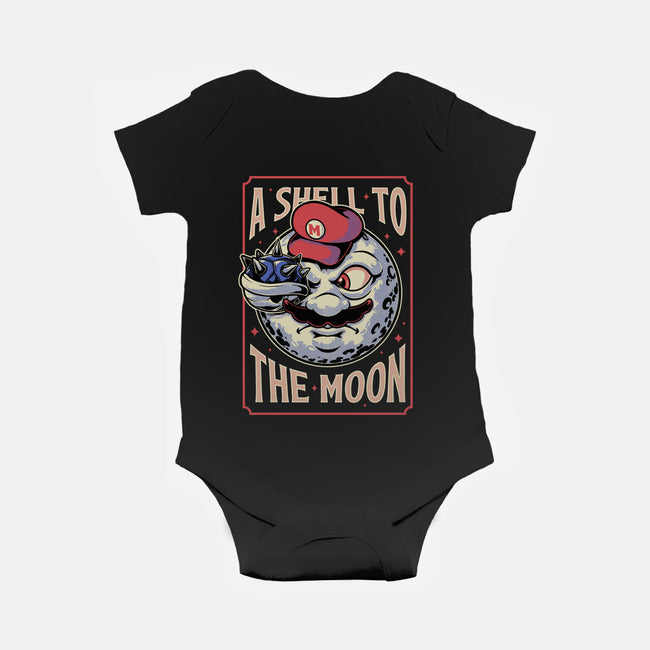 Moon Shell Movie Game-Baby-Basic-Onesie-Studio Mootant