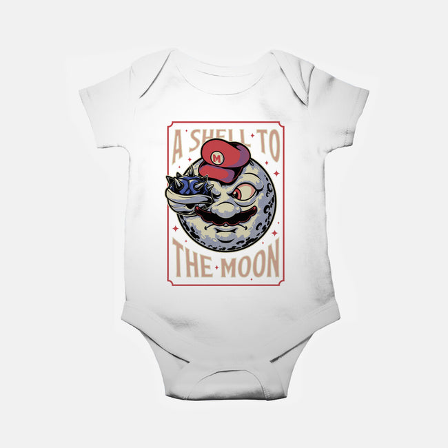 Moon Shell Movie Game-Baby-Basic-Onesie-Studio Mootant