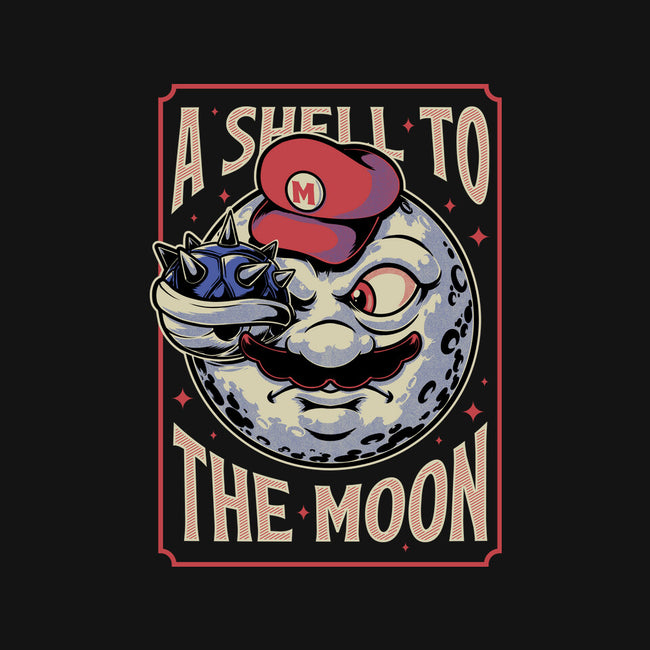 Moon Shell Movie Game-Womens-V-Neck-Tee-Studio Mootant