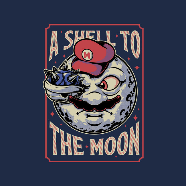 Moon Shell Movie Game-Womens-V-Neck-Tee-Studio Mootant