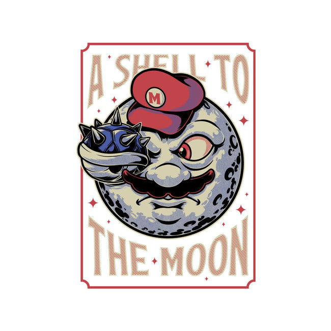 Moon Shell Movie Game-Womens-V-Neck-Tee-Studio Mootant