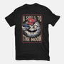 Moon Shell Movie Game-Womens-Fitted-Tee-Studio Mootant