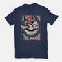 Moon Shell Movie Game-Womens-Fitted-Tee-Studio Mootant