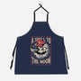 Moon Shell Movie Game-Unisex-Kitchen-Apron-Studio Mootant
