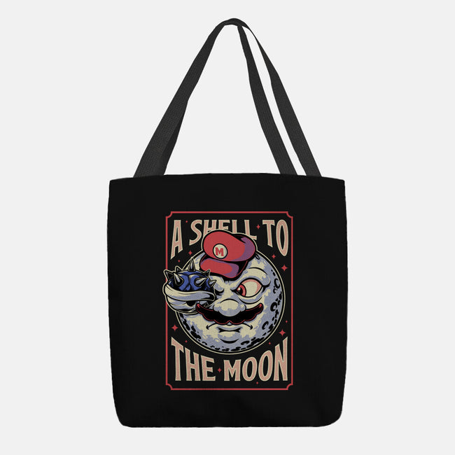 Moon Shell Movie Game-None-Basic Tote-Bag-Studio Mootant