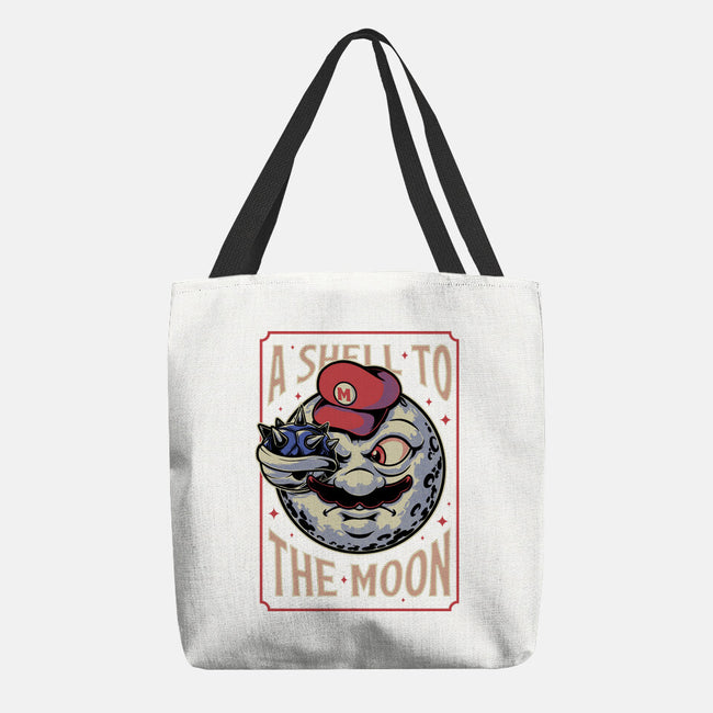 Moon Shell Movie Game-None-Basic Tote-Bag-Studio Mootant