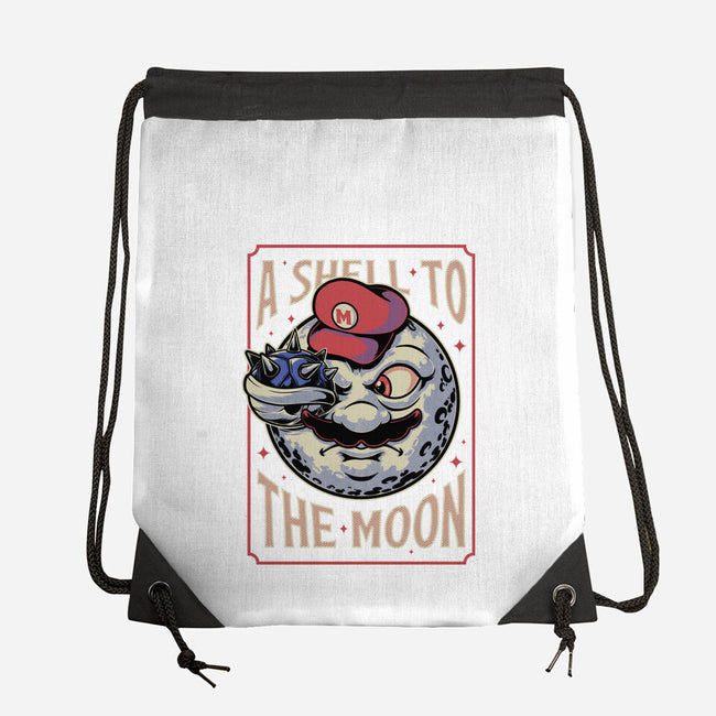 Moon Shell Movie Game-None-Drawstring-Bag-Studio Mootant