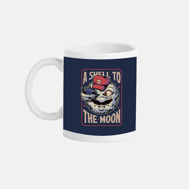 Moon Shell Movie Game-None-Mug-Drinkware-Studio Mootant