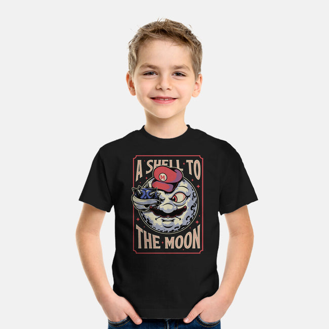 Moon Shell Movie Game-Youth-Basic-Tee-Studio Mootant