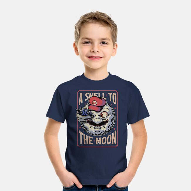 Moon Shell Movie Game-Youth-Basic-Tee-Studio Mootant