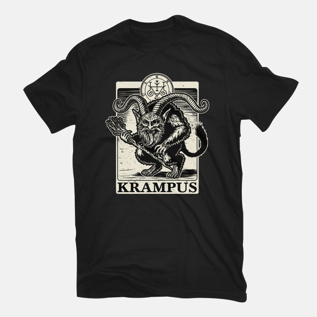 Goetia Krampus Christmas-Womens-Fitted-Tee-Studio Mootant