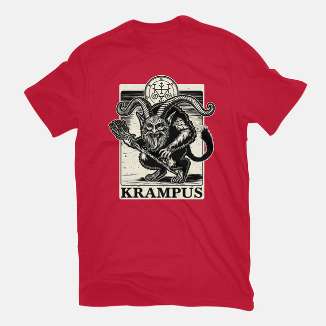 Goetia Krampus Christmas-Womens-Fitted-Tee-Studio Mootant