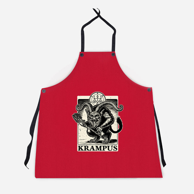 Goetia Krampus Christmas-Unisex-Kitchen-Apron-Studio Mootant