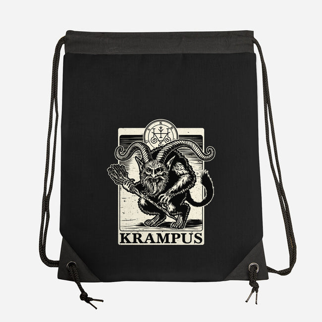 Goetia Krampus Christmas-None-Drawstring-Bag-Studio Mootant