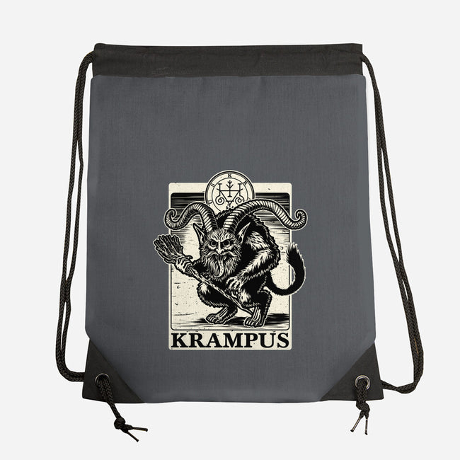Goetia Krampus Christmas-None-Drawstring-Bag-Studio Mootant