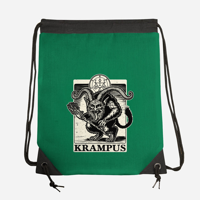 Goetia Krampus Christmas-None-Drawstring-Bag-Studio Mootant