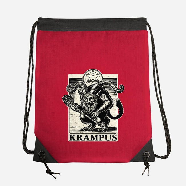 Goetia Krampus Christmas-None-Drawstring-Bag-Studio Mootant