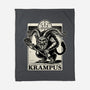 Goetia Krampus Christmas-None-Fleece-Blanket-Studio Mootant