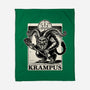 Goetia Krampus Christmas-None-Fleece-Blanket-Studio Mootant