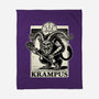 Goetia Krampus Christmas-None-Fleece-Blanket-Studio Mootant