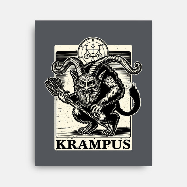 Goetia Krampus Christmas-None-Stretched-Canvas-Studio Mootant