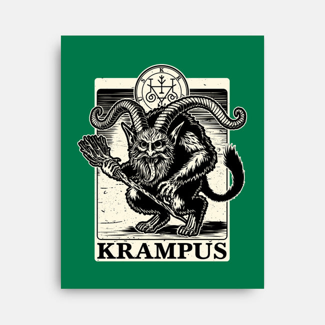 Goetia Krampus Christmas-None-Stretched-Canvas-Studio Mootant