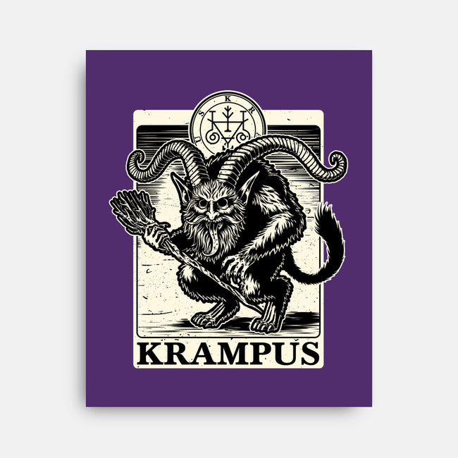 Goetia Krampus Christmas-None-Stretched-Canvas-Studio Mootant