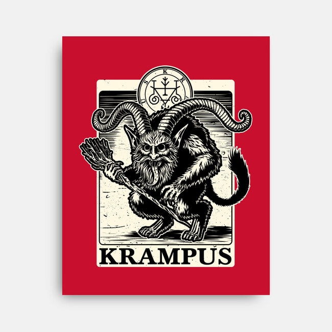 Goetia Krampus Christmas-None-Stretched-Canvas-Studio Mootant