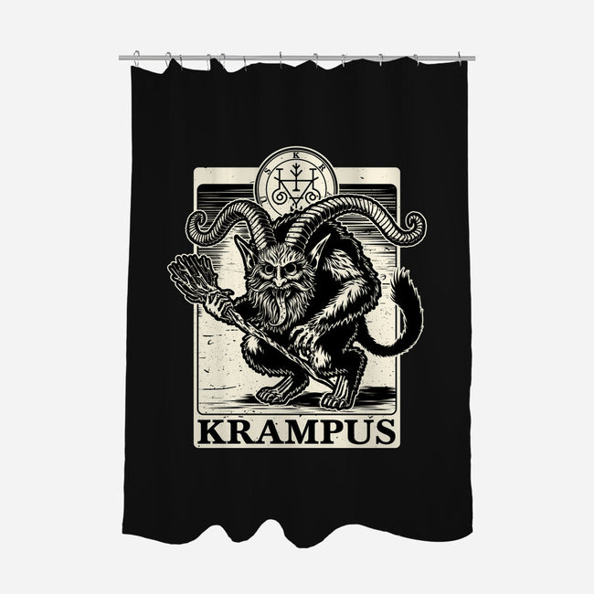Goetia Krampus Christmas-None-Polyester-Shower Curtain-Studio Mootant