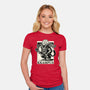 Goetia Krampus Christmas-Womens-Fitted-Tee-Studio Mootant