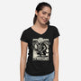 Goetia Krampus Christmas-Womens-V-Neck-Tee-Studio Mootant