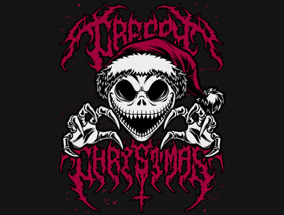 Creepy Christmas Skeleton Spooky