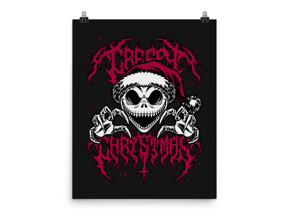 Creepy Christmas Skeleton Spooky