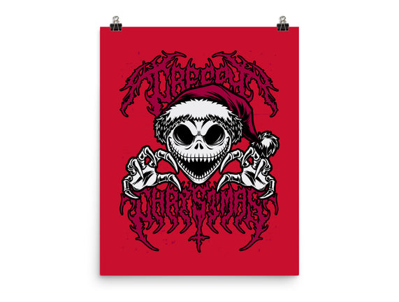 Creepy Christmas Skeleton Spooky