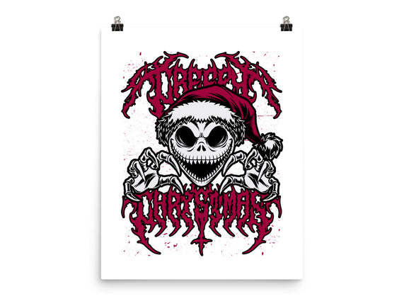 Creepy Christmas Skeleton Spooky