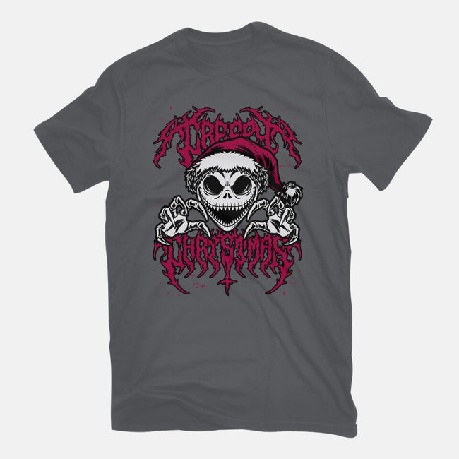 Creepy Christmas Skeleton Spooky-Womens-Fitted-Tee-Studio Mootant